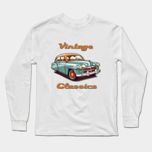 Cuban Havana Vintage Retro Old Classic Car Cars Long Sleeve T-Shirt